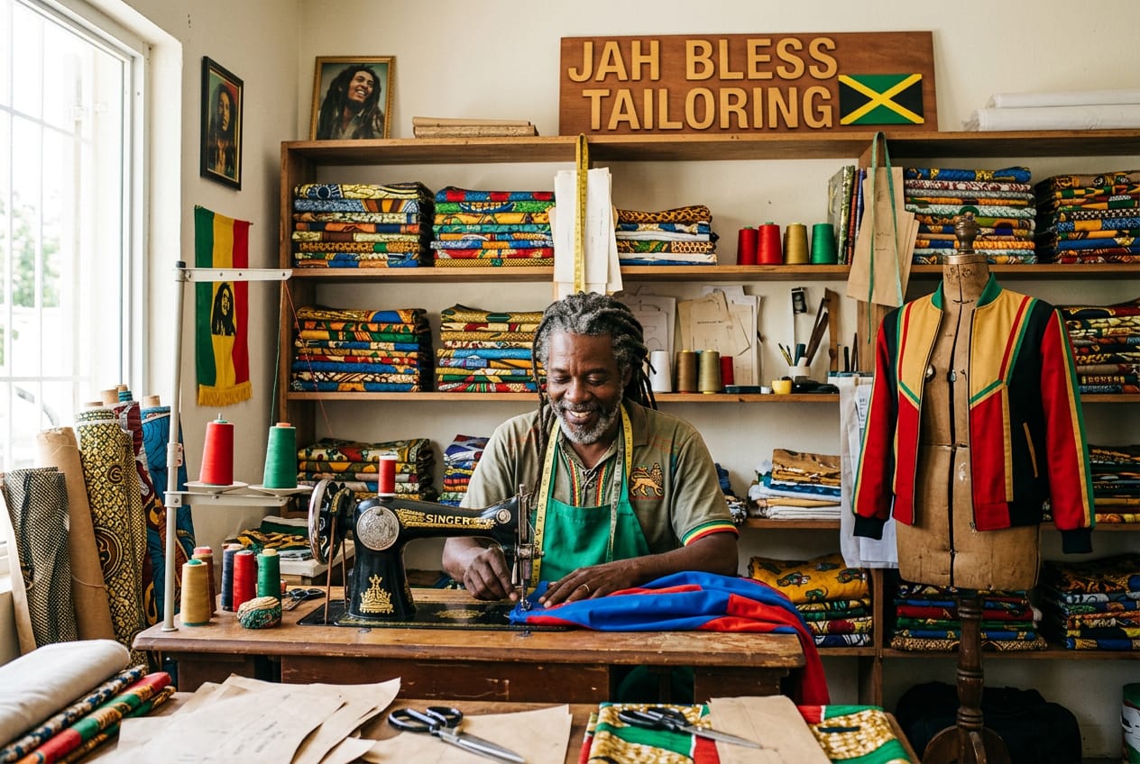 I and I Tailoring — Master tailor Martin Duncan's Jamaican tailoring shop in Pembroke Pines