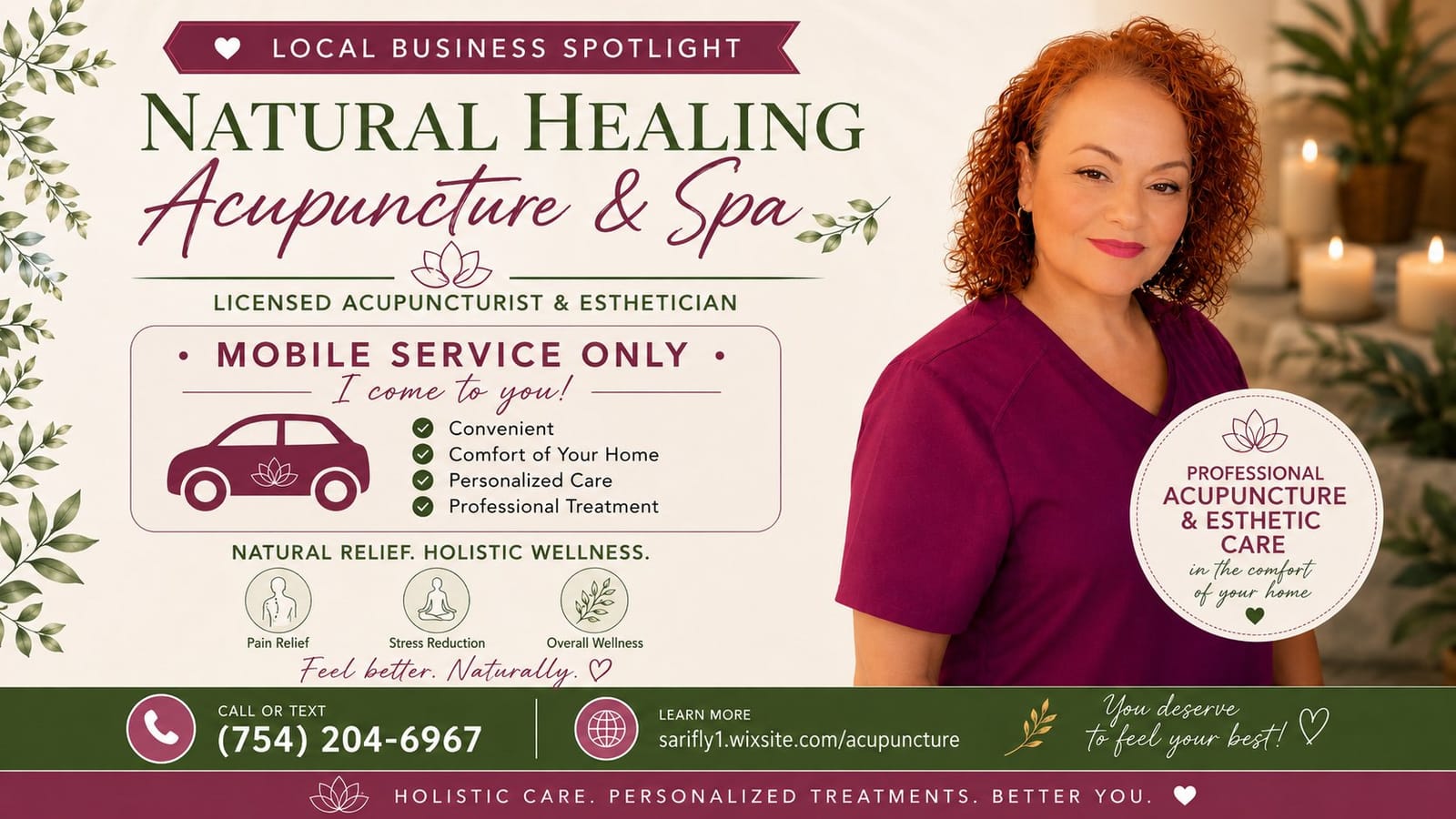 Natural Healing Acupuncture & Spa — Licensed acupuncturist and esthetician in Pembroke Pines