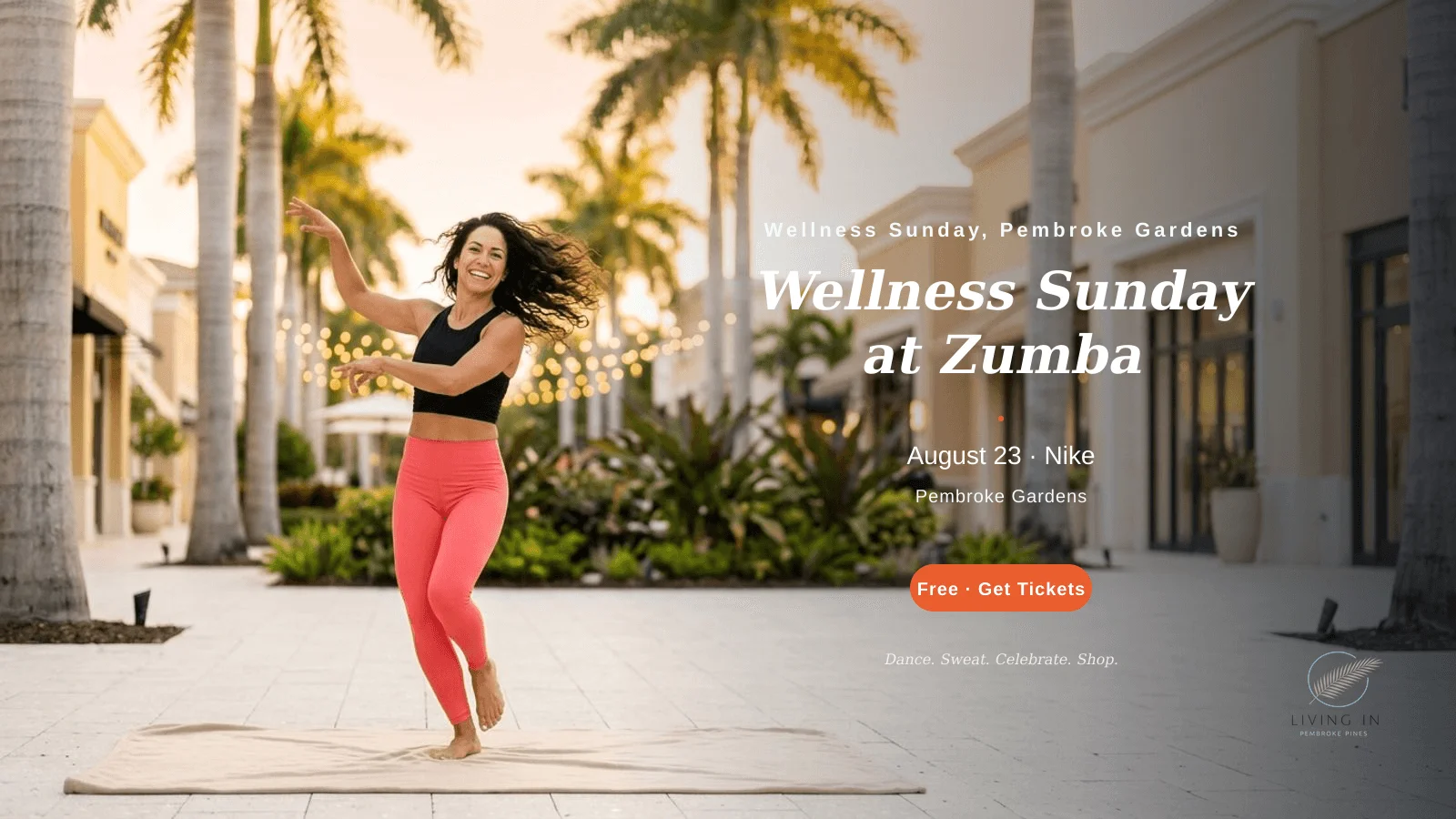 Wellness Sundays at Pembroke Gardens — free community fitness events featuring yoga, Zumba, and wellness activities