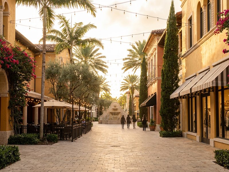 Outdoor shopping and farmers market in Pembroke Pines