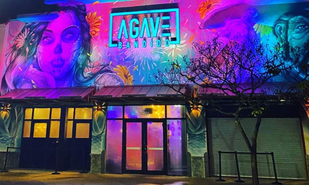 Agave Bandido colorful Mexican restaurant with margaritas