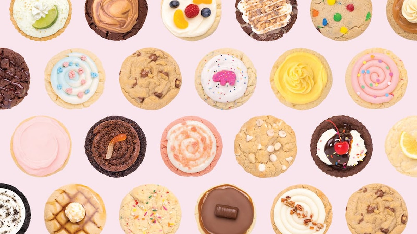 Crumbl Cookies Pembroke Pines — oversized gourmet cookies in signature pink box with weekly rotating flavors