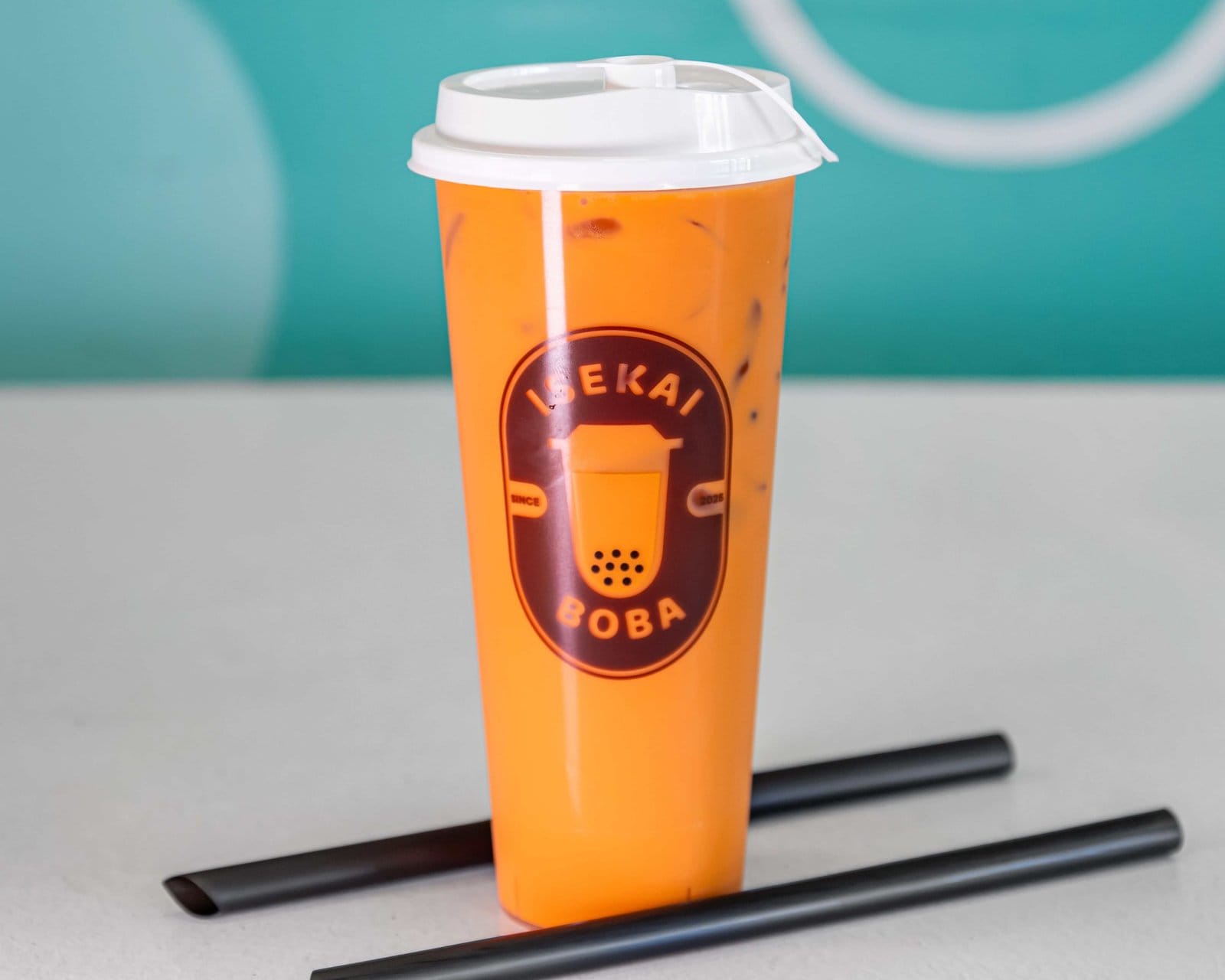 ISEKAI BOBA café interior in Pembroke Pines with anime-themed décor and ordering counter