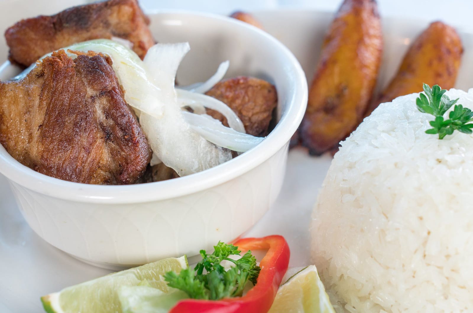 Las Vegas Cuban Cuisine classic Cuban dishes with rice and beans
